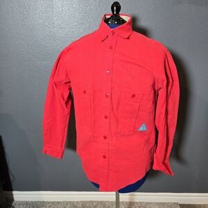 SDS Red Button-Up Shirt
